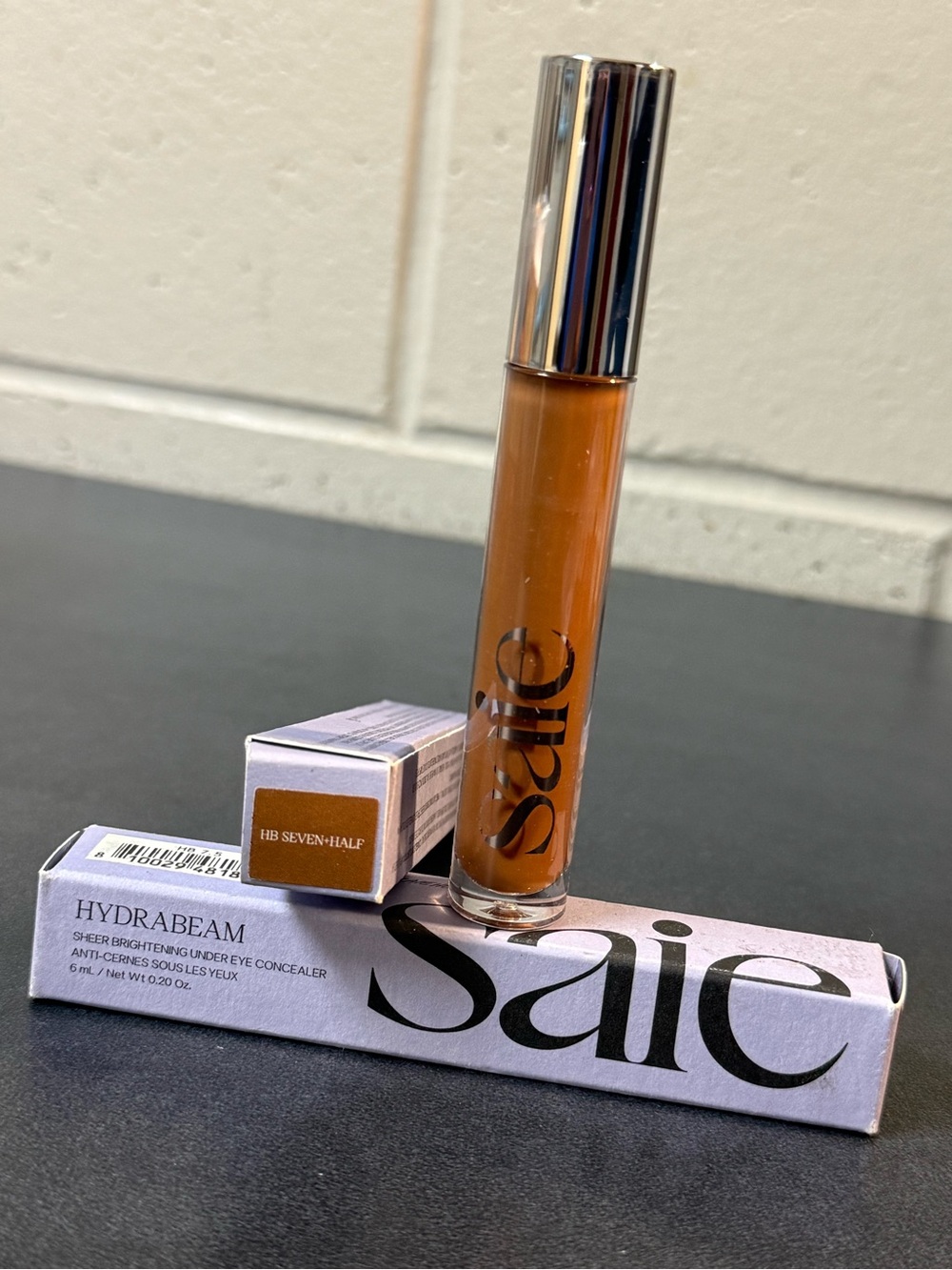 Saie Hydrabeam Sheer Brightening Under-Eye Concealer - Seven-Half (Warm Brown)